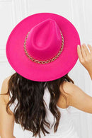Fame Keep Your Promise Fedora Hat in Pink - SELFTRITSS