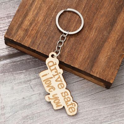 Letter Wooden Key Chain - SELFTRITSS   