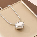 Stainless Steel Heart Pendant Necklace - SELFTRITSS