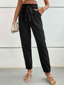 Tie Front Long Pants - SELFTRITSS