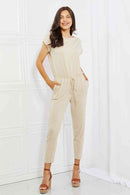 Culture Code Comfy Days Full Size Boat Neck Jumpsuit - SELFTRITSS