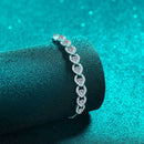 1 Carat Moissanite 925 Sterling Silver Bracelet - SELFTRITSS