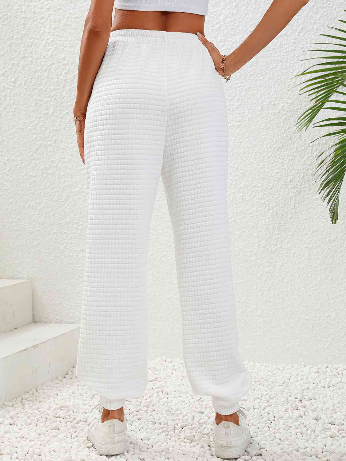 Textured Pull-On Joggers - SELFTRITSS   