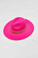 Fame Keep Your Promise Fedora Hat in Pink - SELFTRITSS   