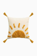 Sun Graphic Tassel Decorative Throw Pillow Case - SELFTRITSS   