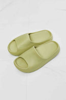 NOOK JOI In My Comfort Zone Slides in Green - SELFTRITSS