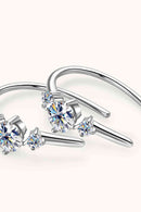 Moissanite 925 Sterling Silver Earrings - SELFTRITSS