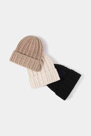 Mixed Knit Cuff Beanie - SELFTRITSS