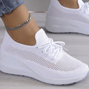 Mesh Breathable Platform Athletic Shoes - SELFTRITSS