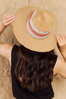 Fame Protect Me Vivid Glow Straw Sun Hat - SELFTRITSS