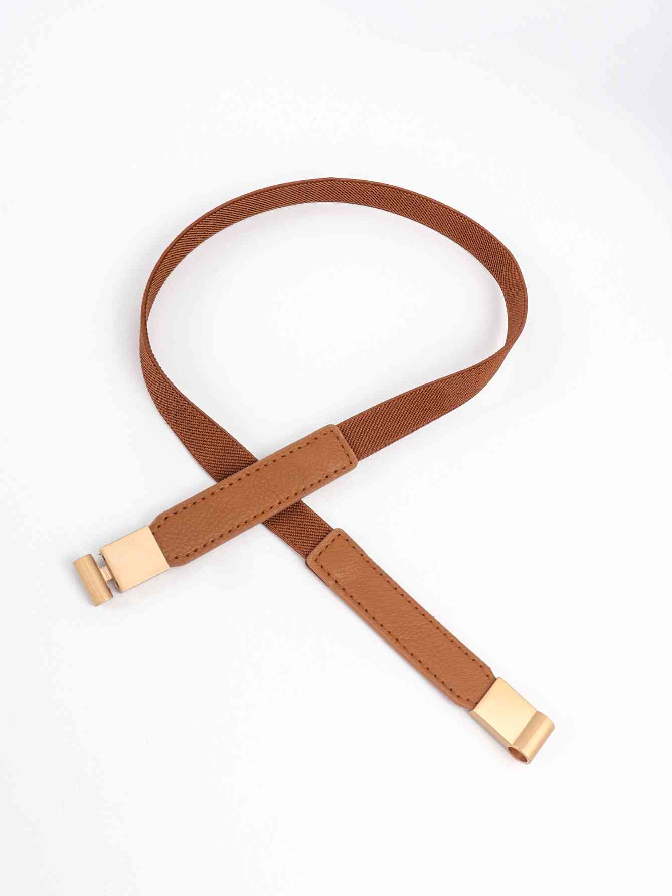 PU Elastic Skinny Belt - SELFTRITSS