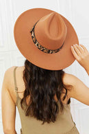 Fame In The Wild Leopard Detail Fedora Hat - SELFTRITSS