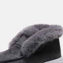 Furry Suede Snow Boots - SELFTRITSS