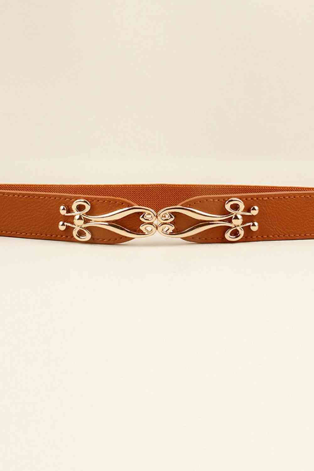 Alloy Buckle Elastic Belt - SELFTRITSS