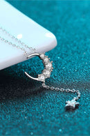 Star & Moon Moissanite Necklace - SELFTRITSS