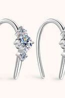 Moissanite 925 Sterling Silver Earrings - SELFTRITSS   