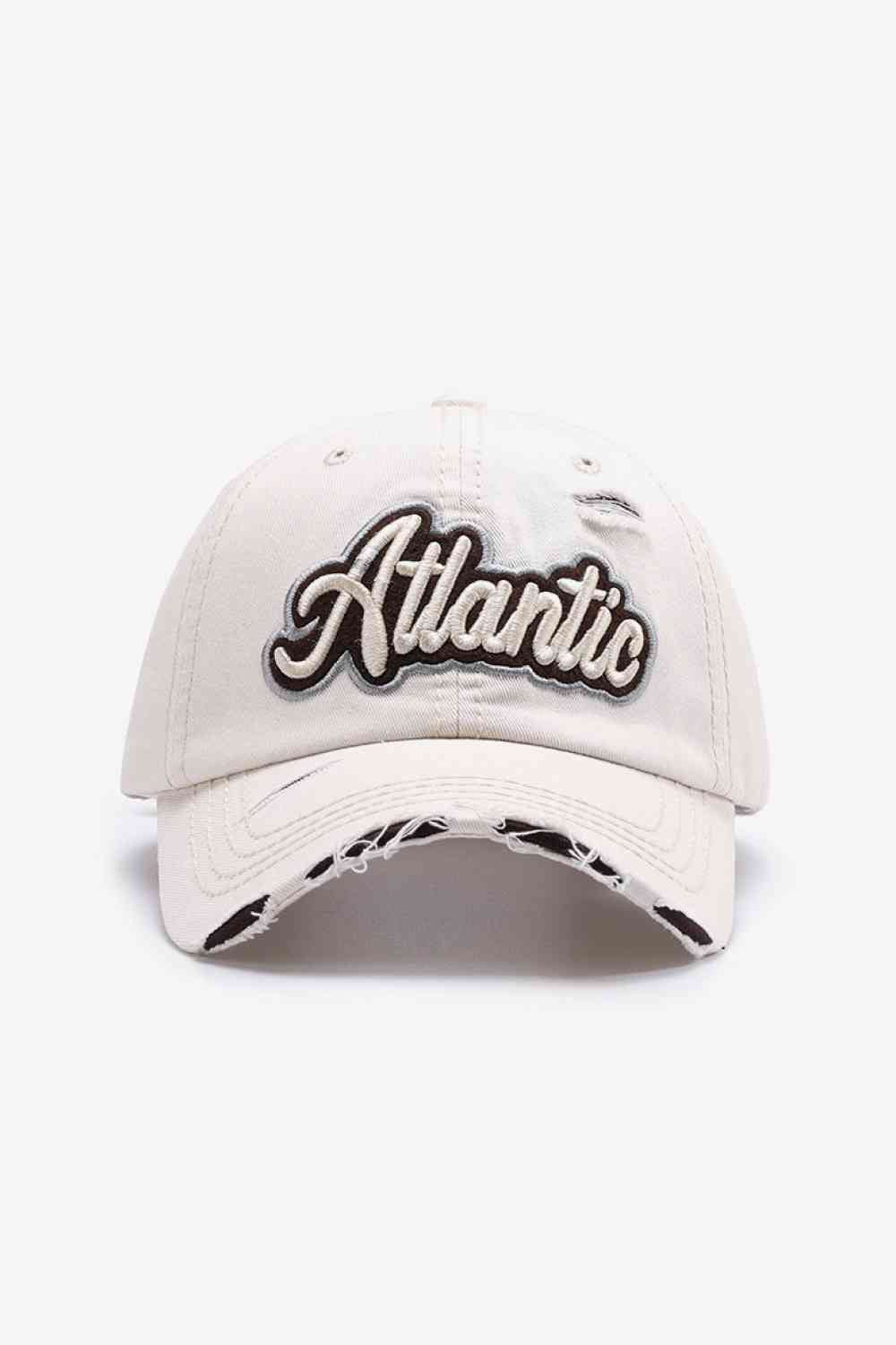 ATLANTIC Graphic Distressed Baseball Cap - SELFTRITSS