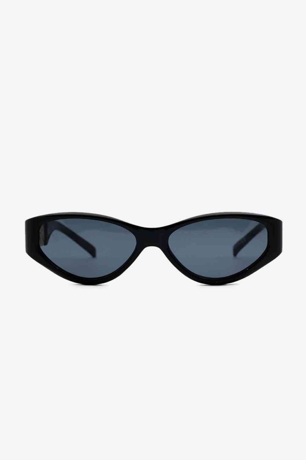 Chain Detail Temple Cat Eye Sunglasses - SELFTRITSS