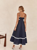 Spaghetti Strap Maxi Dress - SELFTRITSS