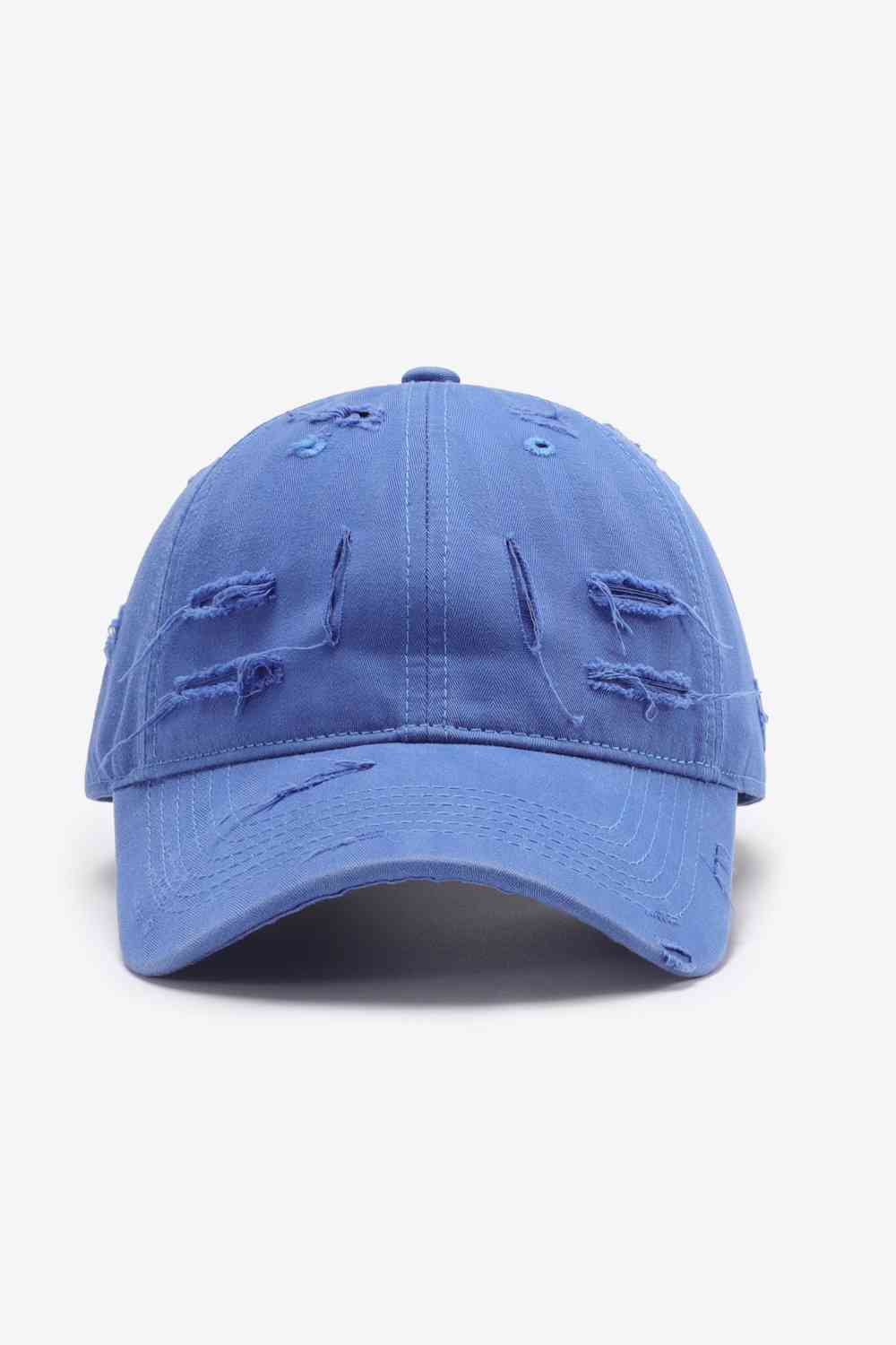 Distressed Adjustable Baseball Cap - SELFTRITSS