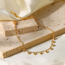 Zircon 18K Gold-Plated Stainless Steel Bracelet - SELFTRITSS