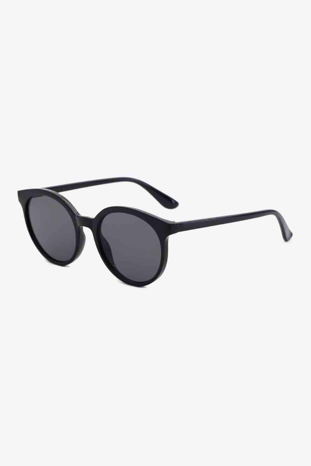 Round Full Rim Polycarbonate Frame Sunglasses - SELFTRITSS