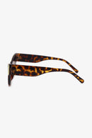 UV400 Rhinestone Trim Cat-Eye Sunglasses - SELFTRITSS