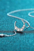 Star & Moon Moissanite Necklace - SELFTRITSS