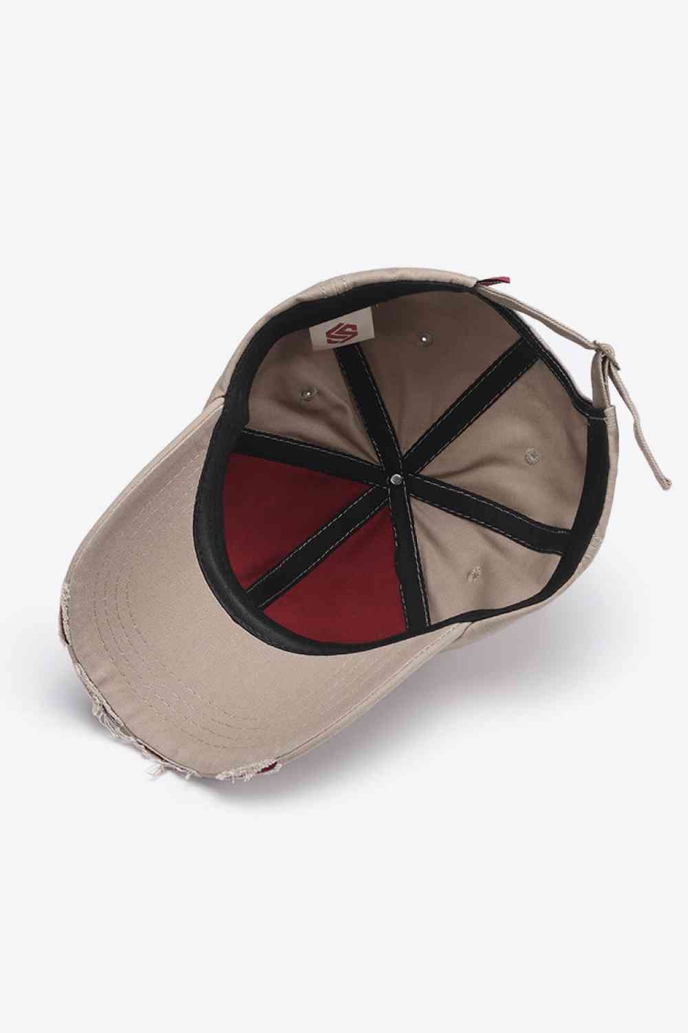 ATLANTIC Graphic Distressed Baseball Cap - SELFTRITSS