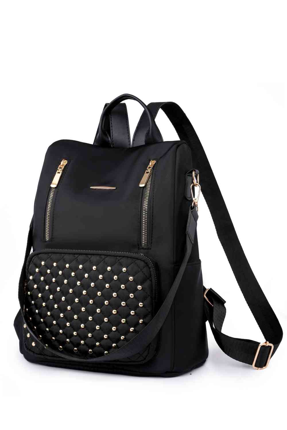 Zipper Pocket Beaded Backpack - SELFTRITSS