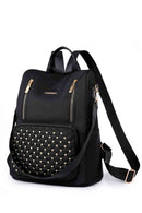 Zipper Pocket Beaded Backpack - SELFTRITSS