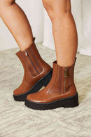 Forever Link Side Zip Platform Boots - SELFTRITSS