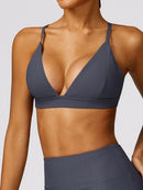 Spaghetti Strap Active Bra - SELFTRITSS   