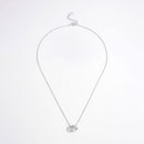 925 Sterling Silver Inlaid Zircon Heart Necklace - SELFTRITSS