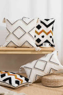 Geometric Embroidered Decorative Throw Pillow Case - SELFTRITSS   