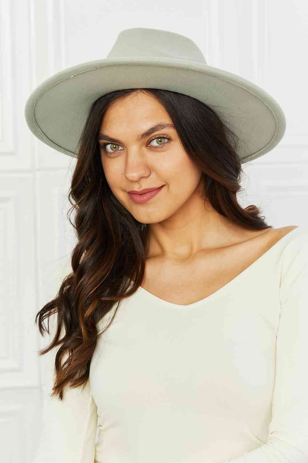 Fame Keep Your Promise Fedora Hat in Mint - SELFTRITSS