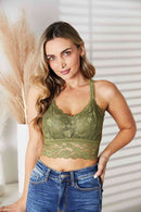 JadyK Juliette Full Size Crisscross Lace Bralette - SELFTRITSS