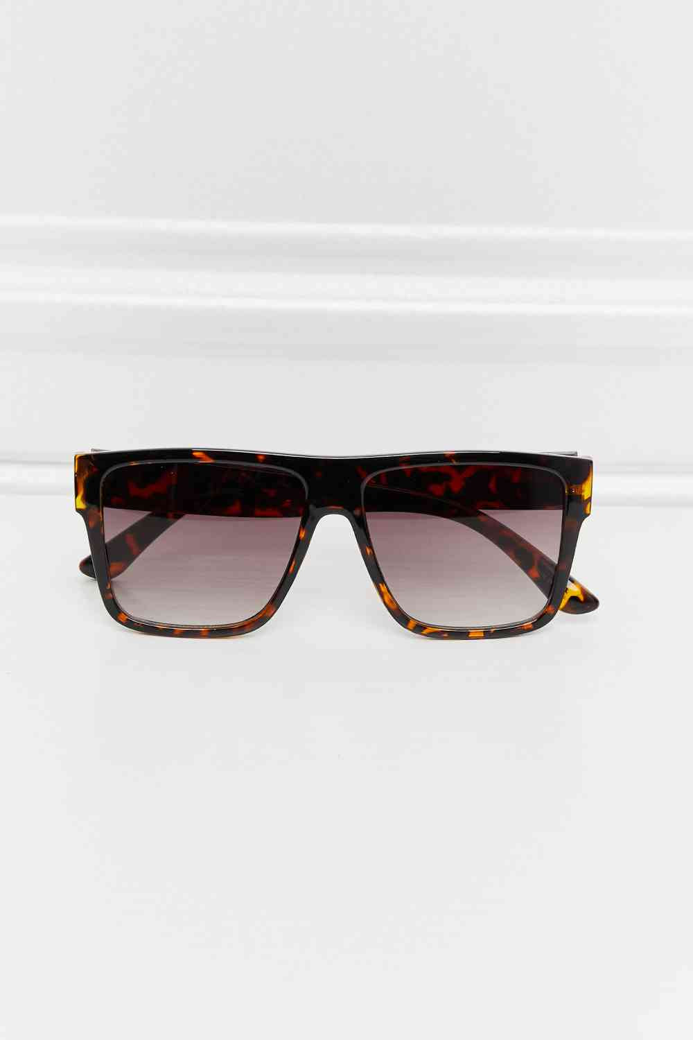 Tortoiseshell Square Full Rim Sunglasses - SELFTRITSS