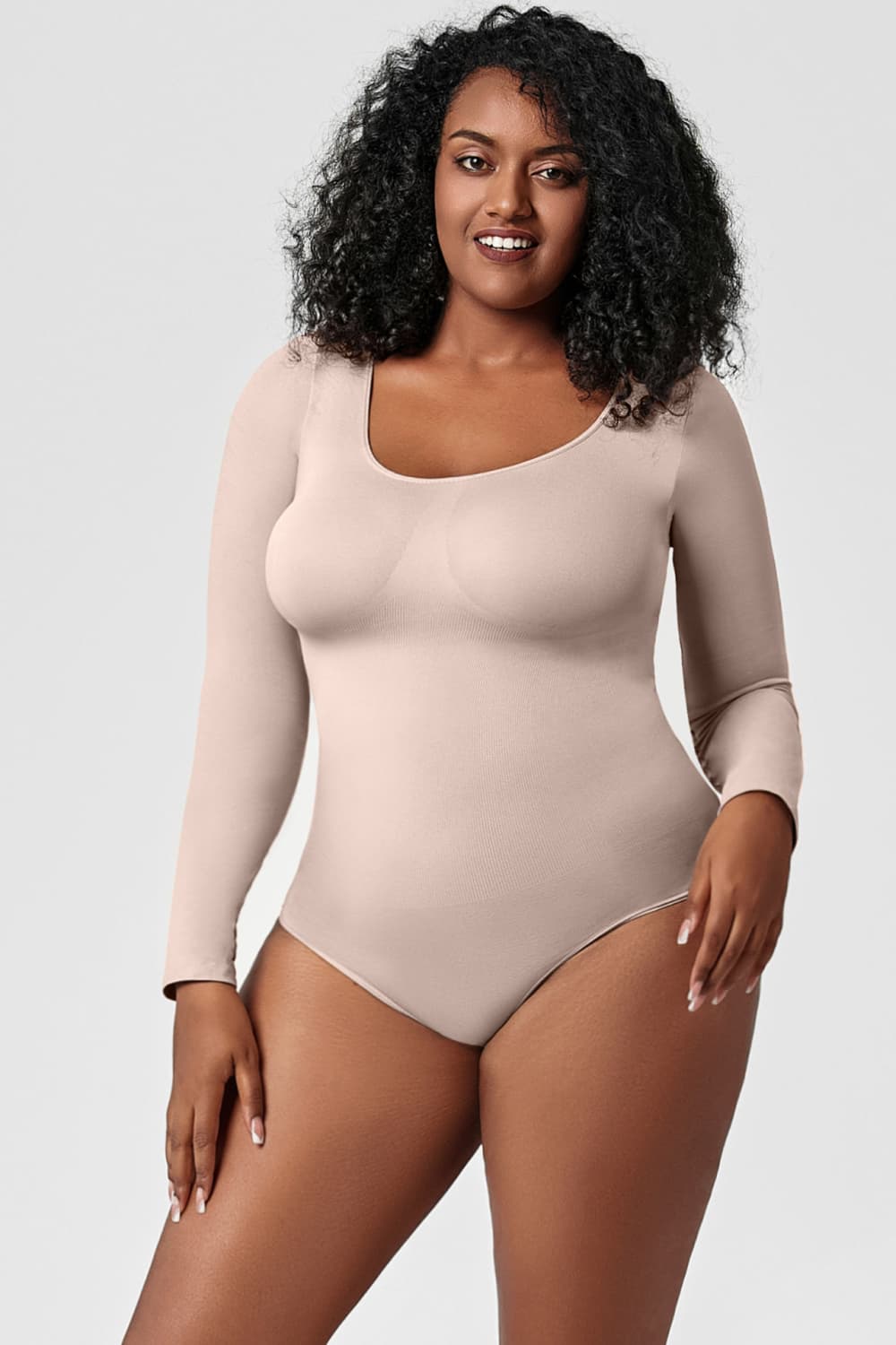 Long Sleeve Shaping Bodysuit - SELFTRITSS