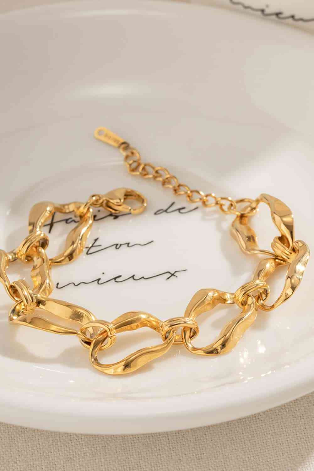 18K Gold-Plated Stainless Steel Bracelet - SELFTRITSS