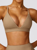 Spaghetti Strap Active Bra - SELFTRITSS   