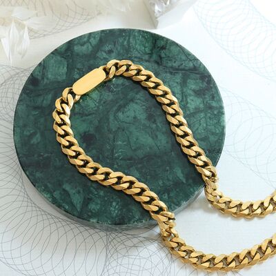 18K Gold-Plated Chain Necklace - SELFTRITSS
