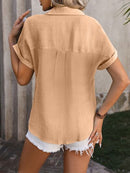 Button Up Short Sleeve Shirt - SELFTRITSS
